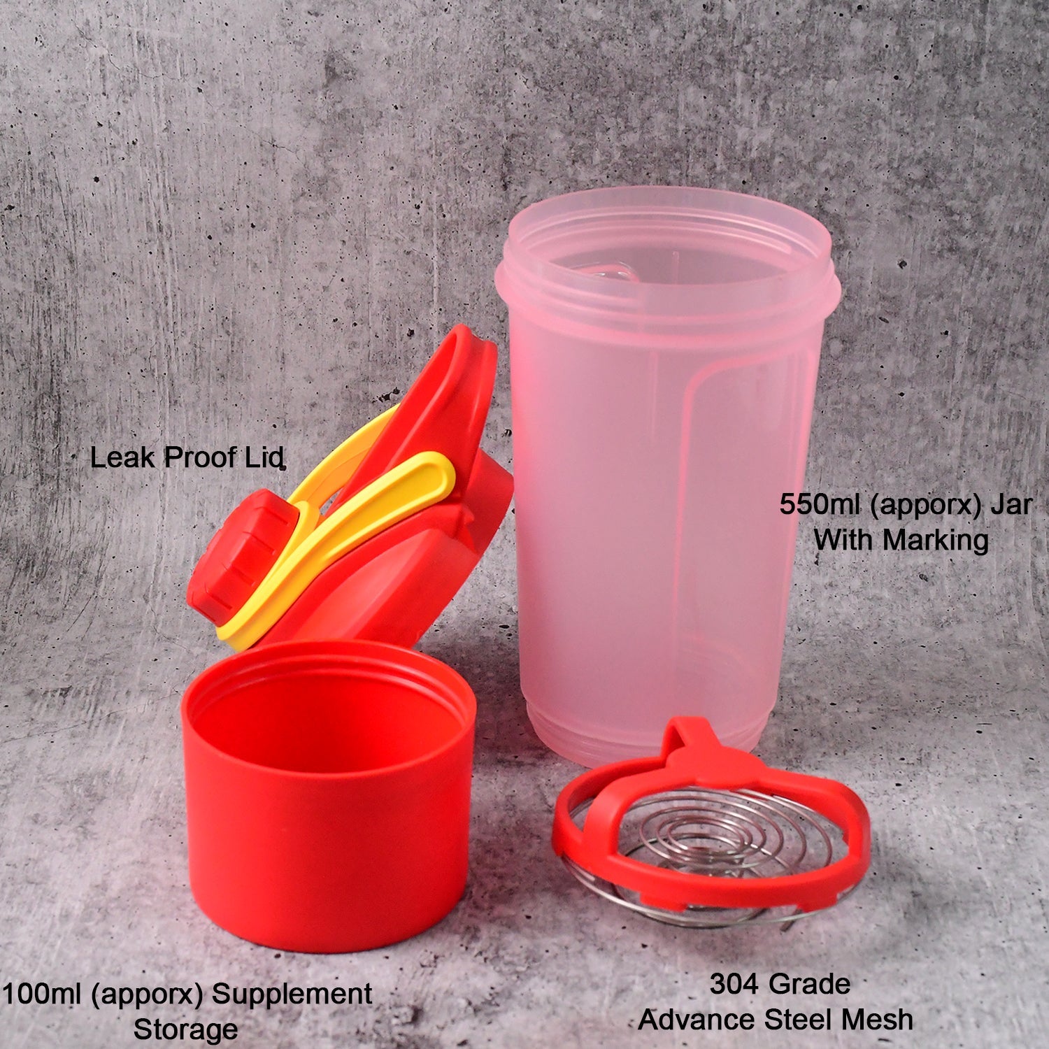Supermom Plastic Gym Shaker Bottle Supermom Plastic Gym Shaker Bottle
